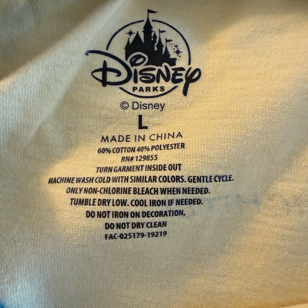 Disney Studio Collection The Three Caballeros Sketch Ringer T Shirt Sz L Yellow - Picture 3 of 6